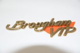 エンブレム 最高級ゴールドメッキ 【ニッサン　Y31セドリック／グロリア】 Brougham VIP・ブロアムＶＩＰ エンブレム 