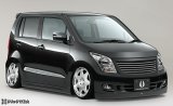 エアロパーツ 【スズキ　ワゴンＲ　ＭＨ２３Ｓ　前期／後期】 ＡＩＭＧＡＩＮ・エイムゲイン ＥＵＲＯ　ＥＤＩＴＩＯＮ　ＴｙｐｅII・ユーロエディションタイプII フロントバンパー・サイドステップ・リアバンパー・マフラー他