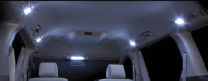 画像1: 送料無料【ニッサン　フーガ　Ｙ５０】ＭＡＸＬＵＸ　ＪＡＰＡＮ・マックスロックジャパン 　LEDルームランプ　ホワイト　４点セット