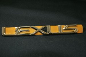 画像1: レクサス【ゴールドメッキ　LEXUS・レクサス ロゴ　中　１９５mm×２４mm】正規ディーラー品　