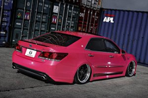 画像4: エアロパーツ 【トヨタ　クラウンＡＷＳ２１０前期　アスリートハイブリッド】 ＡＩＭＧＡＩＮ・エイムゲイン 純ＶＩＰ　ＧＴ フロントバンパー・サイドステップ・リアバンパー・トランクスポイラー・ルーフスポイラー・ボンネットスポイラー・フロントフェンダーパネル・マフラーフィニッシャー＋カッター 未塗装品