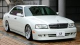 エアロパーツ 【ニッサン　セドリック／グロリア　Ｙ３３　ブロアム　後期】 ＡＩＭＧＡＩＮ・エイムゲイン ＥＵＲＯ　ＥＤＩＴＩＯＮ・ユーロエディション フロントバンパー・サイドステップ・リアバンパー　トランクスポイラー・マフラー他