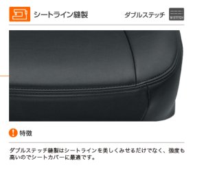 画像6: 【ミツビシ　ＥＫカスタム　Ｂ１１Ｗ】Ｃｌａｚｚｉｏ・クラッツィオ　車種専用シートカバー　ブロスクラッツィオ１台分セット