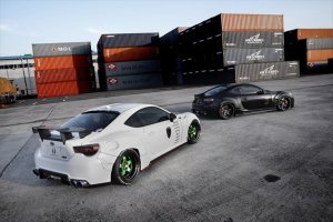 画像3: エアロパーツ 【トヨタ８６／ＳＣＩＯＮ　ＦＲ－Ｓ　ＺＮ６】 ＡＩＭＧＡＩＮ・エイムゲイン ＬＦ－ＳＰＯＲＴ フロントバンパー・サイドステップ・リアバンパー・ＫＩＴ