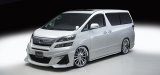 Ｂｌａｃｋ　Ｂｉｓｏｎ【トヨタ　ヴェルファイア　ＡＮＨ／ＧＧＨ２０／２５Ｗ／ＡＴＨ２０Ｗ　後期　Ｈ23.11〜】ＷＡＬＤ・ヴァルド　エアロパーツ　スポーツライン　ブラックバイソンエディション／コンビネイションキット　未塗装品　３点ＫＩＴ／単品（フロントバンパースポイラー・サイドステップ　ドアパネル・リアバンパースポイラー・他