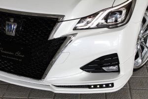 画像7: エアロ4点キット未塗装品 フロント・サイド・リア・LEDデイライト 【トヨタ  クラウン アスリート  GRS214/210・AWS210/211・ARS210 後期 】 M’z SPEED・エムズスピード エアロパーツ Prussian blue・プルシアンブルー