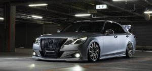 画像9: エアロパーツ３点ＫＩＴ 【ＧＲＳ２１０クラウン　ロイヤル　Ｈ24.12〜Ｈ27.9】 ＷＡＬＤ・ヴァルド ＳＰＯＲＴＳ　ＬＩＮＥ・スポーツライン　未塗装品 フロントスポイラー・サイドステップ・リアスカート