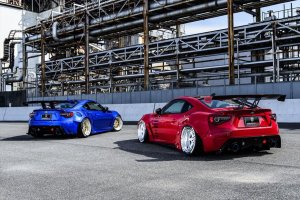 画像5: エアロパーツ パーフェクトボディーキット６点【ＢＲＺ　ＺＣ６　ＭＣ〜】 ＡＩＭＧＡＩＮ　ＧＴ フロントアンダー・サイドスカート・リアアンダー+ディフューザー・トランクスポイラー・フロント／リアワイドフェンダー