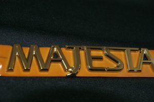 画像10: 最高級ゴールドメッキエンブレム 【トヨタ　マジェスタ　JZS15#/UZS15#用　6点フルセット】 フロントグリル用王冠、ピラーエンブレム、CROWN、MAJESTA、リア トヨタマーク