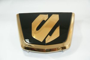 画像4: 最高級ゴールドメッキエンブレム 【トヨタ　アルファード　AGH30W/35W・GGH30W/GGH35W】 フロントグリル用オーナメントエンブレム