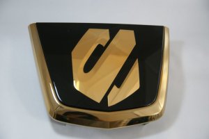 画像6: 最高級ゴールドメッキエンブレム 【トヨタ　アルファード　AGH30W/35W・GGH30W/GGH35W】 フロントグリル用オーナメントエンブレム