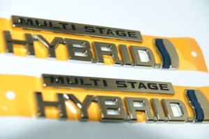 画像11: 最高級ゴールドメッキエンブレム 【トヨタ　クラウン ＧＷＳ２２４　Ｇエグゼクティブ】 6点セット サイド左右HYBRIDロゴ、リアトヨタマーク、リアCROWNロゴ、リアHYBRIDSYNERGYDRIVEプレート、リアＧ Executive 