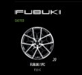 ＷＡＬＤ・ホイール 【ＦＵＢＵＫＩ・フブキ】 ブラック/ポリッシュ 20インチ　F11-C / FUBUKI 1PC CASTED  4本セット　
