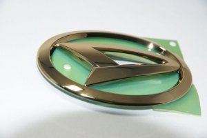 画像11: 最高級ゴールドメッキエンブレム ２点セット 【ハイゼットカーゴ　Ｓ３２１Ｖダイハツ】 フロントダイハツマーク・リアダイハツマーク