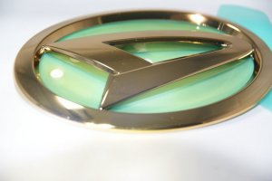 画像7: 最高級ゴールドメッキエンブレム ２点セット 【ハイゼットカーゴ　Ｓ３２１Ｖダイハツ】 フロントダイハツマーク・リアダイハツマーク