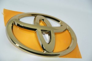 画像10: 送料無料 最高級ゴールドメッキエンブレム 【トヨタ ヴォクシー７０系】 トヨタマーク４点セット フロントグリル用トヨタマーク、リアトヨタマーク　バルブマチックプレート、ＶＯＸＹロゴ