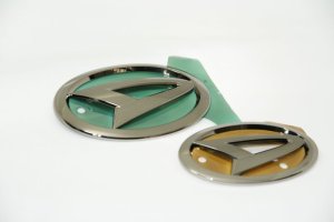 画像14: 最高級ゴールドメッキエンブレム ２点セット 【ハイゼットカーゴ　Ｓ３２１Ｖダイハツ】 フロントダイハツマーク・リアダイハツマーク