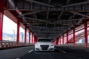 画像3: フロントハーフスポイラー ２色塗分け塗装済 【クラウン　ＧＷＳ２２４／ＡＺＳＨ２＃／ＡＲＳ２２０　2018/6〜　前期】 Ｍ’ｚ　ＳＰＥＥＤ・エムズスピード 