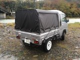 ＴＵＫＴＵＫ・トゥクトゥクルーフ オプション幌３点ＫＩＴ 【前期・後期ハイゼットトラック標準　Ｓ５００Ｐ　ダイハツ】 サイド・リアセット　ゴム紐付き AR　SPORT 