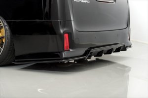 画像15: エアロパーツ 【トヨタ　アルファード　３０系　後期　Ｓグレード】 ＡＩＭＧＡＩＮ・エイムゲイン 純ＶＩＰ　ＳＰＯＲＴ フルＫＩＴ・フロントアンダースポイラー・サイドアンダースポイラー・リアアンダースポイラー・リアウイング　未塗装品