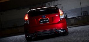 画像10: Ｓｐｏｒｔｓ　Ｌｉｎｅ スポーツライン 【トヨタ　プリウス　ＺＶＷ３０ 　前期　Ｈ２１．５〜Ｈ２３．１１】 ＷＡＬＤ・ヴァルド　エアロパーツ　未塗装品　３点ＫＩＴ/単品 　フロントハーフスポイラー・サイドステップ・リアスカート・マフラーアダプター・ＬＥＤランプ