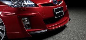 画像7: Ｓｐｏｒｔｓ　Ｌｉｎｅ スポーツライン 【トヨタ　プリウス　ＺＶＷ３０ 　前期　Ｈ２１．５〜Ｈ２３．１１】 ＷＡＬＤ・ヴァルド　エアロパーツ　未塗装品　３点ＫＩＴ/単品 　フロントハーフスポイラー・サイドステップ・リアスカート・マフラーアダプター・ＬＥＤランプ