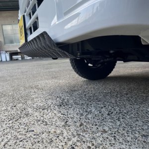 画像5: アルミアンダーガード　縞板Ver． ブラックエディション 【前期・後期共通ハイゼットトラック／ハイゼットジャンボ 　S500P/S510P　ダイハツ】 Ｊ－ＮＥＸＴ 軽トラ・軽トラカスタム