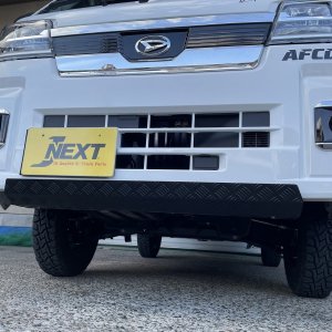 画像3: アルミアンダーガード　縞板Ver． ブラックエディション 【前期・後期共通ハイゼットトラック／ハイゼットジャンボ 　S500P/S510P　ダイハツ】 Ｊ－ＮＥＸＴ 軽トラ・軽トラカスタム