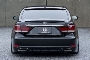 画像2: リアハーフスポイラー 【ＬＥＸＵＳ・レクサス ４０ＬＳ後期　F　SPORT　 LS460・460L・600h・600hL 　USF40・41/UVF45.46 2012.10~2017.10】 純ＶＩＰ　ＥＸＥ エイムゲイン・ＡＩＭＧＡＩＮ 　