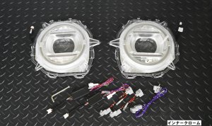 画像2: イカリングヘッドライトキット ジムニーJB64W ジムニーシエラJB74W マッドロン　スポーツ ＡＩＭＧＡＩＮ インナークローム