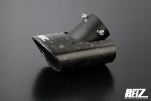 画像2: リアルカーボン マフラーカッター  S500P/S510P・ ハイゼットトランク・ 前期後期 [クラッシュカーボン]  DAIHATSU 