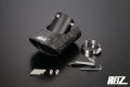 リアルカーボン マフラーカッター [クラッシュカーボン]  S500P/S510P ハイゼットトランク・ 前期・後期  DAIHATSU 