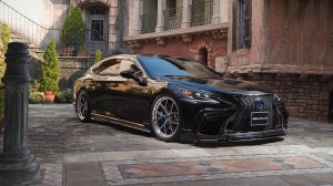 画像11: フロントスポイラー　ABS製 HIBRID／TURBO共通 【レクサス　LS500／500h  F　SPORT　GVF5＃／VXFA5＃ 前期H29.10〜R2.10】 ＷＡＬＤ Ｅｘｅｃｕｔｉｖｅ　Ｌｉｎｅ・エグゼクティブライン