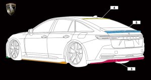 画像11: ルーフスポイラー トヨタ　クラウン　AZSH32　 2023.11〜 ＡＩＭＧＡＩＮ・エイムゲイン 純ＶＩＰ　SPORT ＦＲＰ製　未塗装品 