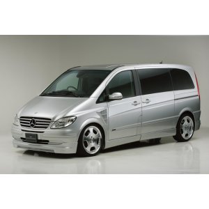 画像: ＷＡＬＤ【Ｍｅｒｃｅｄｅｓ　Ｂｅｎｚ・ベンツ ＶＩＡＮＯ／Ｖ-Ｃｌａｓｓ　Ｗ６３９　〜’１１ｙ】ヴァルド・エアロパーツ　Ｅｘｅｃｕｔｉｖｅ　Ｌｉｎｅ・エグゼクティブライン　３点ＫＩＴ／単品　（フロントスポイラー・サイドステップ・リアスカート・マフラー他