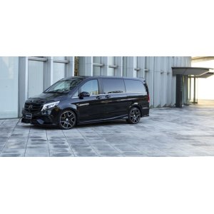 画像: ブラックバイソンエデイション 【Ｍｅｒｃｅｄｅｓ　Ｂｅｎｚ・ベンツ 　Ｖ-Ｃｌａｓｓ　Ｗ447　ロング　2015ｙ〜2019ｙ】 ＷＡＬＤ・ヴァルド　エアロパーツ サイドステップ