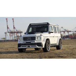 画像: ＷＡＬＤ・ヴァルド ３点キット 【Ｍｅｒｃｅｄｅｓ　Ｂｅｎｚ・ベンツ Ｇ-Ｃｌａｓｓ　Ｗ４６３Ａ　Mercedes-ＡＭＧ　G63/550/350d　2018ｙ〜】 エアロパーツ　ＡＢＳ製 Sports　Line　Black　Bison　Edition・ブラックバイソンエディション フロントバンパースポイラー・リアバンパースポイラー・オーバーフェンダー