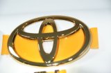 画像: ゴールメッキドエンブレム 【トヨタ　ヴェルファイア　AGH／GGH３０系】 4点セット送料無料 フロントグリル用オーナメントエンブレム、リアトヨタマーク、ヴェルファイア文字、Ｖ6