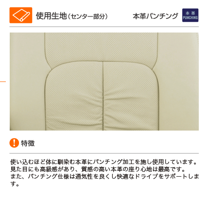 画像2: 【ホンダ　フィット　ＧＫ５／ＧＫ６】Ｃｌａｚｚｉｏ・クラッツィオ　車種専用シートカバー 　本革パンチングタイプ　１台分セット