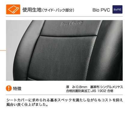 画像4: シートカバー【ダイハツ　ムーヴ　ＬＡ１５０Ｓ／ＬＡ１６０Ｓ】Ｃｌａｚｚｉｏ・クラッツィオ　車種専用　ブロスクラッツィオ　１台分セット