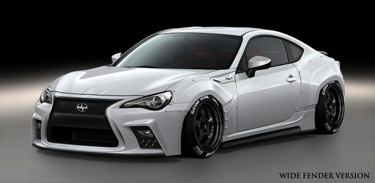 画像1: エアロパーツ 【トヨタ８６／ＳＣＩＯＮ　ＦＲ－Ｓ　ＺＮ６】 ＡＩＭＧＡＩＮ・エイムゲイン ＬＦ－ＳＰＯＲＴ フロントバンパー・サイドステップ・リアバンパー・ＫＩＴ