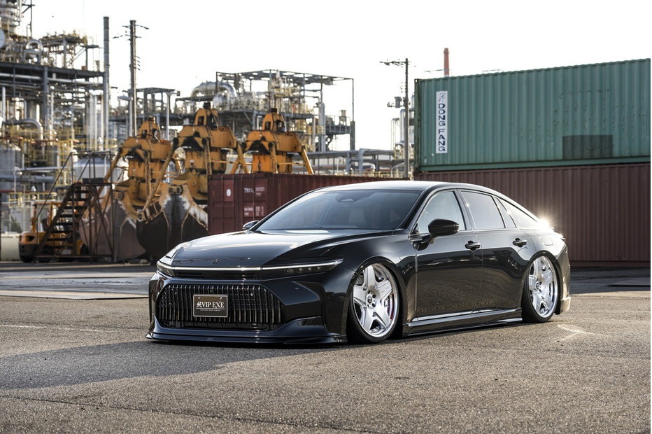 画像34: フロントスポイラー 【TOYOTA　CROWN・クラウン AZSH32　2023.11〜】 エイムゲイン・ＡＩＭＧＡＩＮ 純VIP　EXE ＦＲＰ製　未塗装品