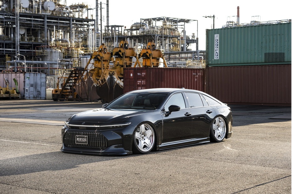 画像32: フロントスポイラー 【TOYOTA　CROWN・クラウン AZSH32　2023.11〜】 エイムゲイン・ＡＩＭＧＡＩＮ 純VIP　EXE ＦＲＰ製　未塗装品